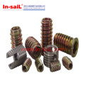 Steel Zinc Plated Threaded Insert Nuts for Furniture